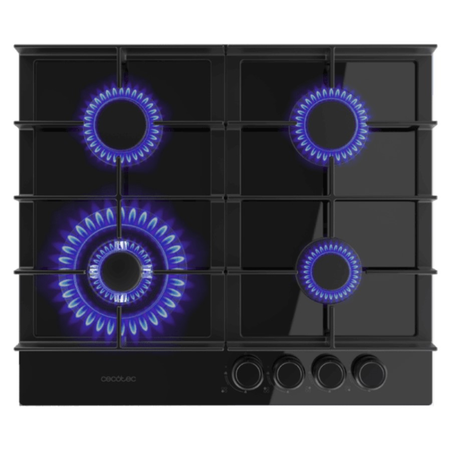 additioanl image for  Cecotec Hob Gas 4 Burners Black 